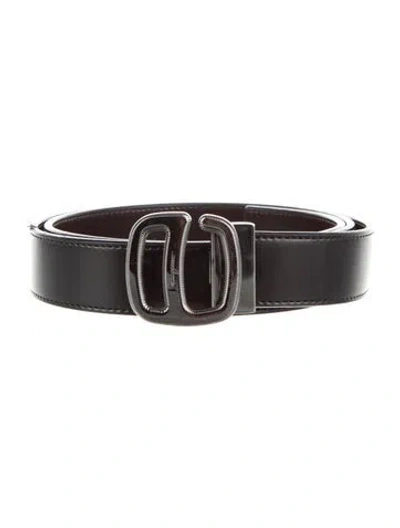 Pre-owned Ferragamo Leather Belt In Brown
