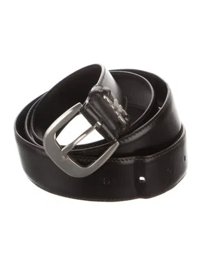 Pre-owned Ferragamo Leather Belt In Brown
