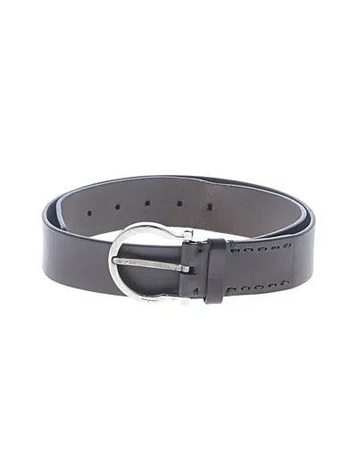 Pre-owned Ferragamo Leather Belt In Brown