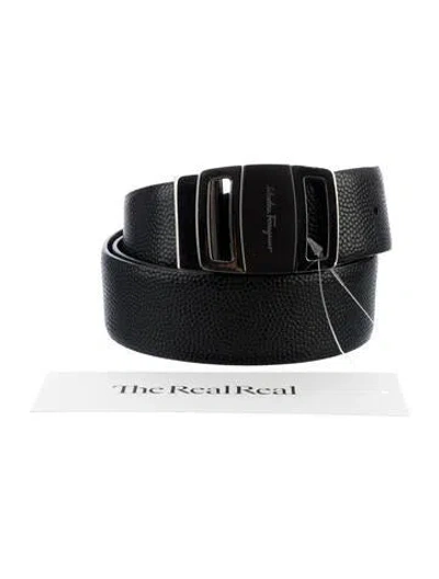 Pre-owned Ferragamo Leather Belt In Brown