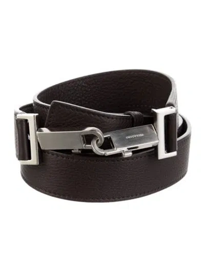 Pre-owned Ferragamo Leather Belt In Brown