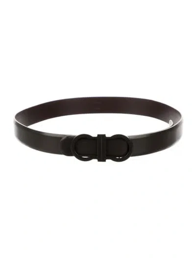 Pre-owned Ferragamo Leather Belt In Green