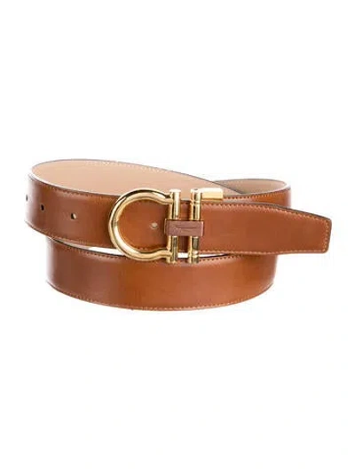Pre-owned Ferragamo Leather Belt Kit In Multi