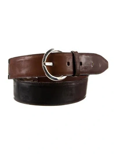 Pre-owned Ferragamo Leather Belt In Multi