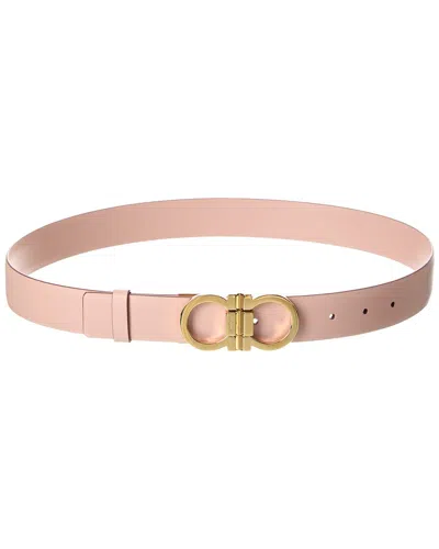 Ferragamo Leather Belt In Pink
