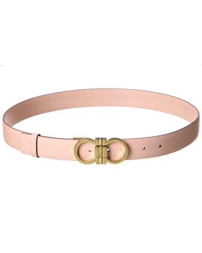 Ferragamo Leather Belt In Pink