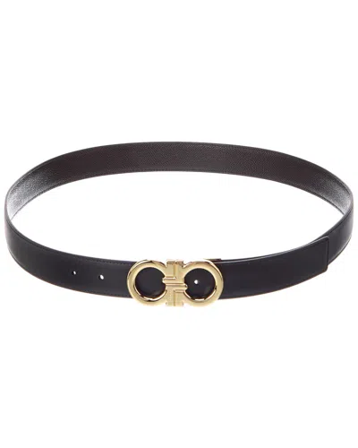 Ferragamo Leather Belt In Purple