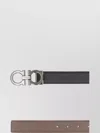 Ferragamo Leather Belt Reversible Design Textured Finish