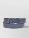 Ferragamo Leather Belt Reversible Textured Finish