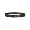 Ferragamo Reversible Leather Belt Iconic Buckle In Black