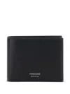 Ferragamo Leather Bi-fold Wallet In Black