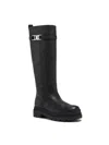 Ferragamo Leather Boots In Black