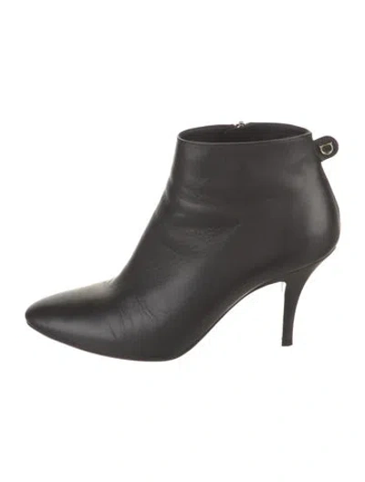 Pre-owned Ferragamo Leather Boots In Black