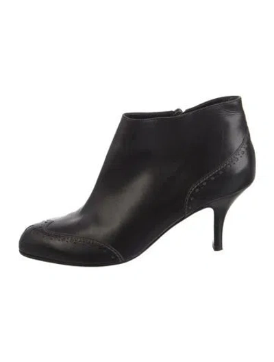Pre-owned Ferragamo Leather Boots In Black