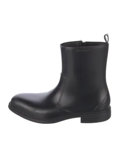 Pre-owned Ferragamo Leather Boots In Black