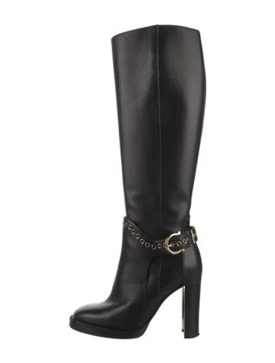 Pre-owned Ferragamo Leather Boots In Black
