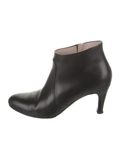 Pre-owned Ferragamo Leather Boots In Black