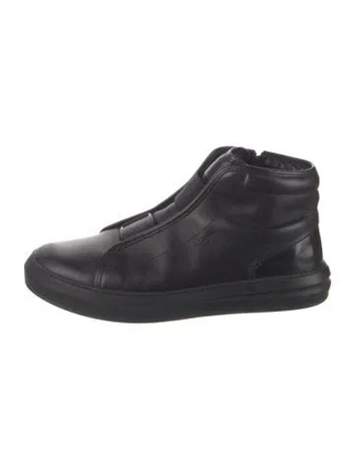 Pre-owned Ferragamo Leather Boots In Black