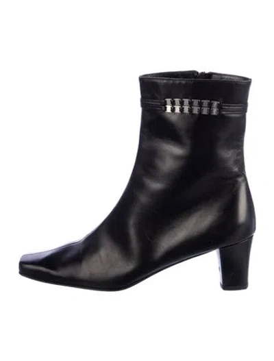 Pre-owned Ferragamo Leather Boots In Blue