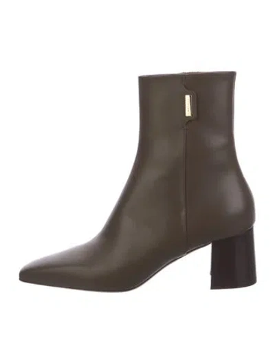Pre-owned Ferragamo Leather Boots In Brown