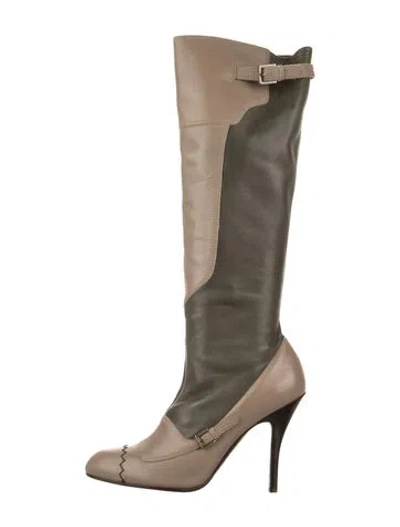 Pre-owned Ferragamo Leather Boots In Multi