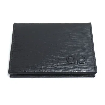 Pre-owned Ferragamo Leather Business Card Case ()