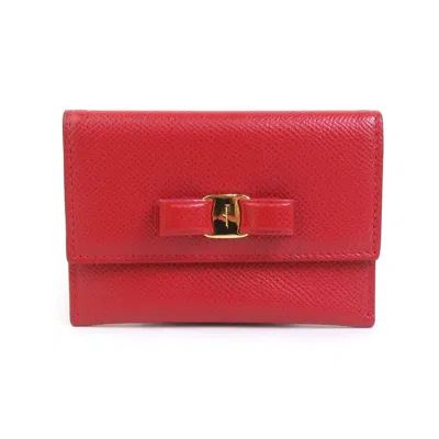 Pre-owned Ferragamo Leather Card Case () In Multi
