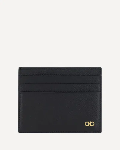FERRAGAMO LEATHER CARD HOLDER
