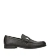 Ferragamo Stylish Loafers And Slippers Metal Buckle In Brown