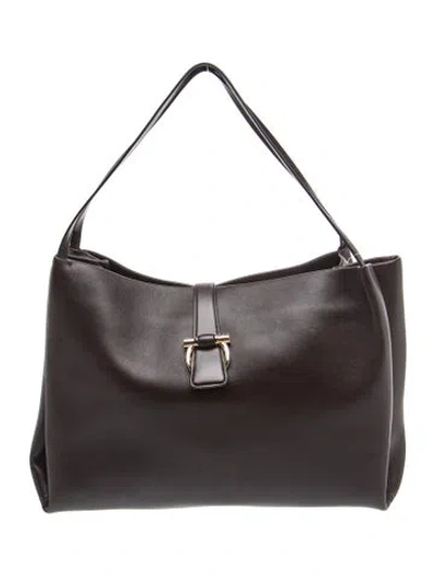 Pre-owned Ferragamo Leather Charming Medium In Brown