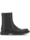Ferragamo Loreno Chelsea Almond-toe Boots In Black