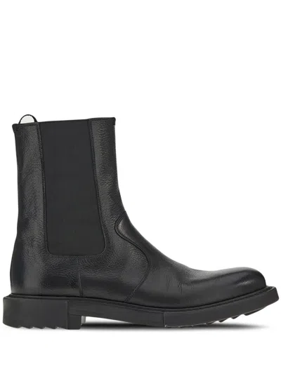 FERRAGAMO FERRAGAMO LEATHER CHELSEA BOOTS