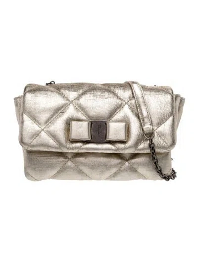 Pre-owned Ferragamo Leather Clutch