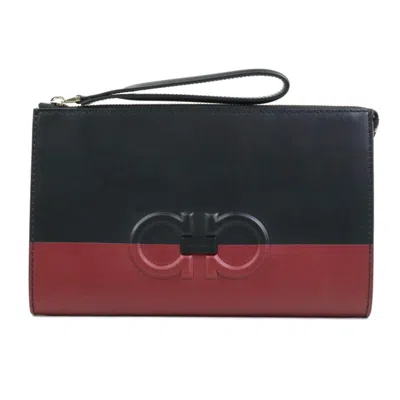 Pre-owned Ferragamo Leather Clutch Bag () In Multi