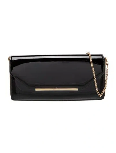 Pre-owned Ferragamo Leather Clutch In Black