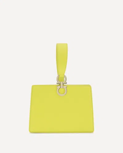 FERRAGAMO LEATHER CLUTCH