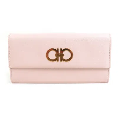 Pre-owned Ferragamo Leather Coin Purse/coin Case () In Pink