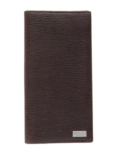 Pre-owned Ferragamo Leather Continental Wallet In Brown