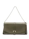 Shop Ferragamo Leather Cross Body Bag In Green