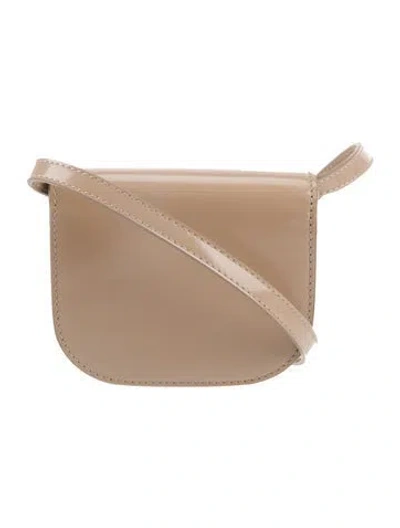 Pre-owned Ferragamo Leather Crossbody Bag In Neutral