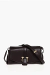 Ferragamo Leather Crossbody Bag With Iconic Buckle Anche Clip Closure
