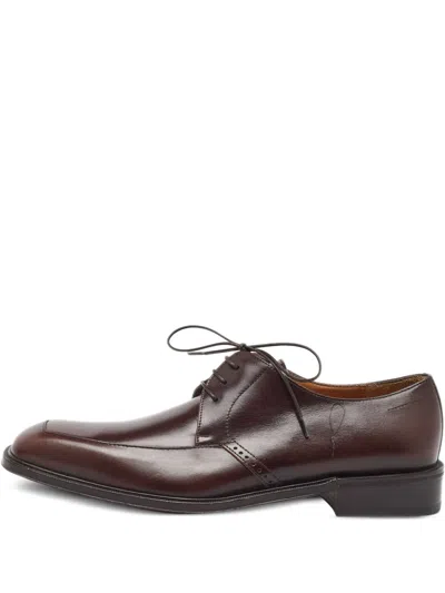 Pre-owned Ferragamo Leather Derby Shoes