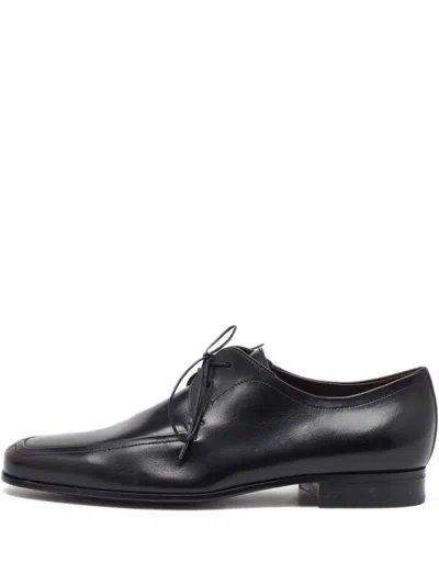 Pre-owned Ferragamo Leather Derby Shoes