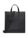 Ferragamo Leather Double-handle Briefcase In Black