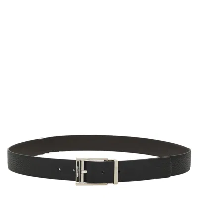 FERRAGAMO LEATHER EMBROIDERED BELT