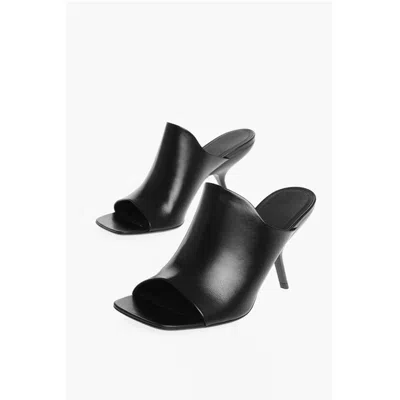 Ferragamo Leather Era Open Toe Mules Women's 8cm
