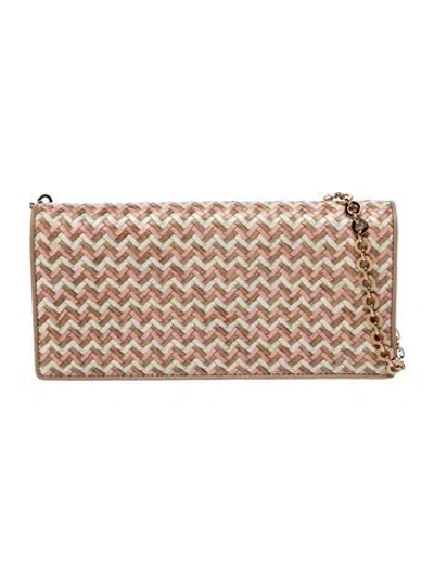 Pre-owned Ferragamo Leather Evening Bag In Pink