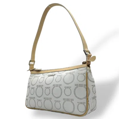 Pre-owned Ferragamo Leather Handbag Pouch () In Multi