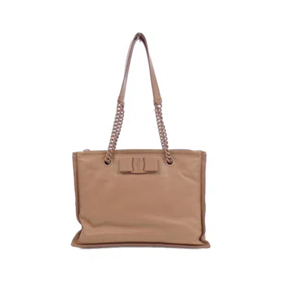 Pre-owned Ferragamo Leather Handbag ()