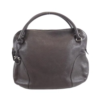 Pre-owned Ferragamo Leather Handbag ()